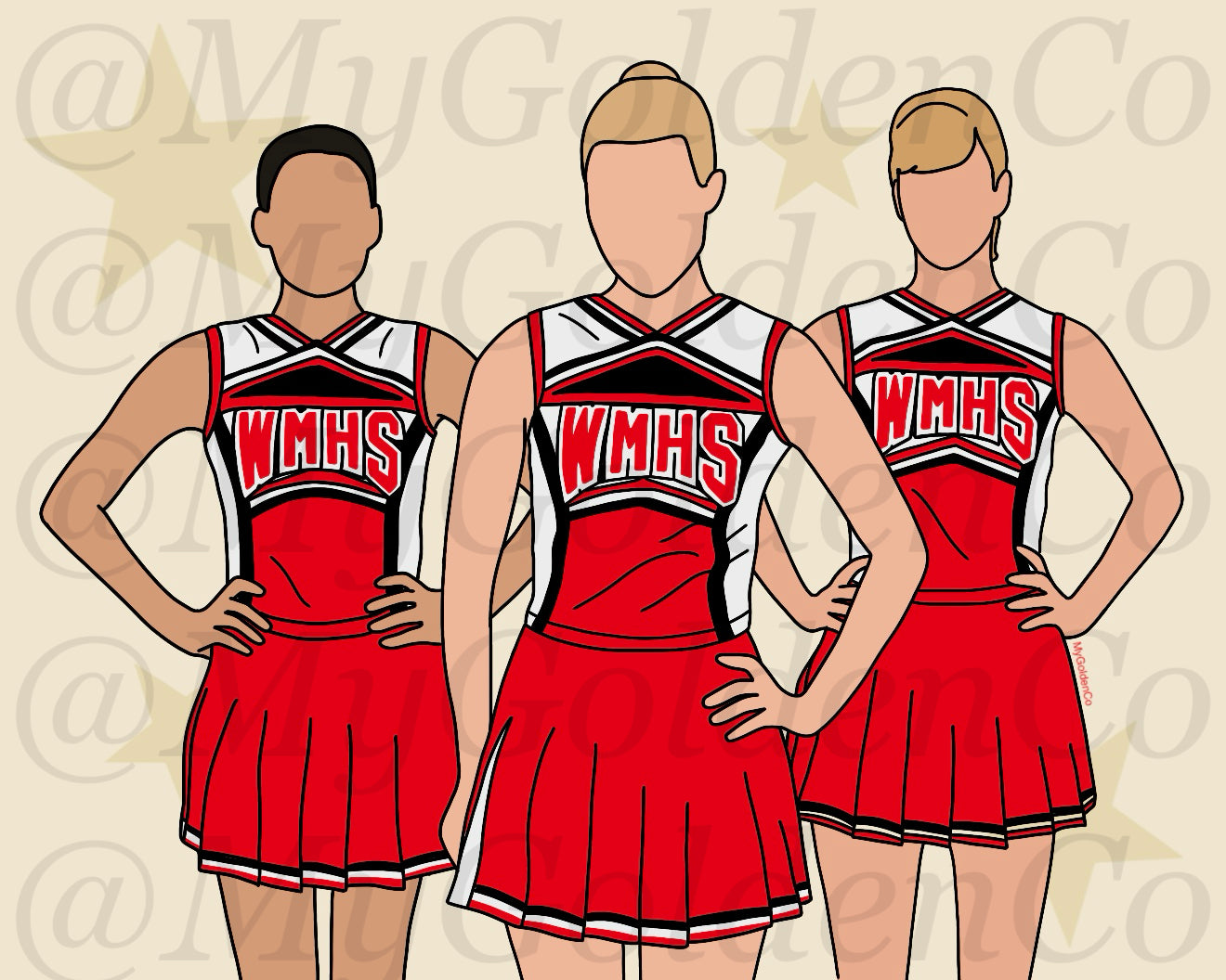 Cheerios Trinity Glee Glossy Poster