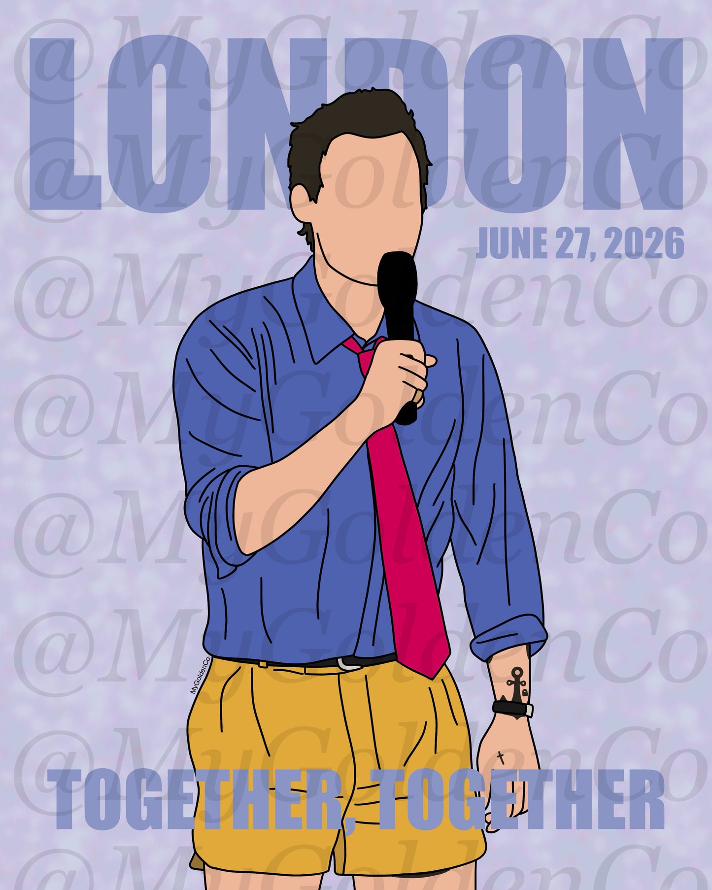 Together, London June 27 Glossy Poster