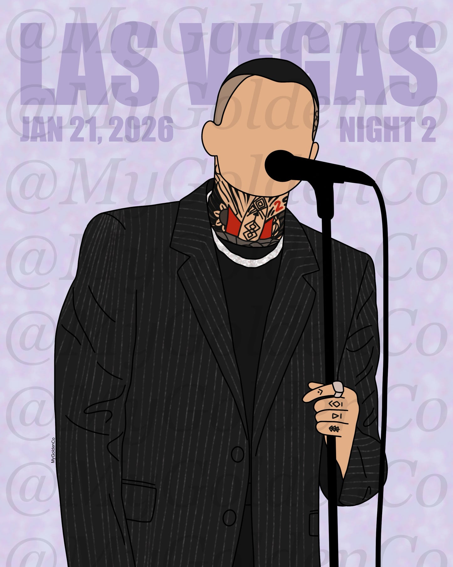 Las Vegas Night 2 Zayn Glossy Poster