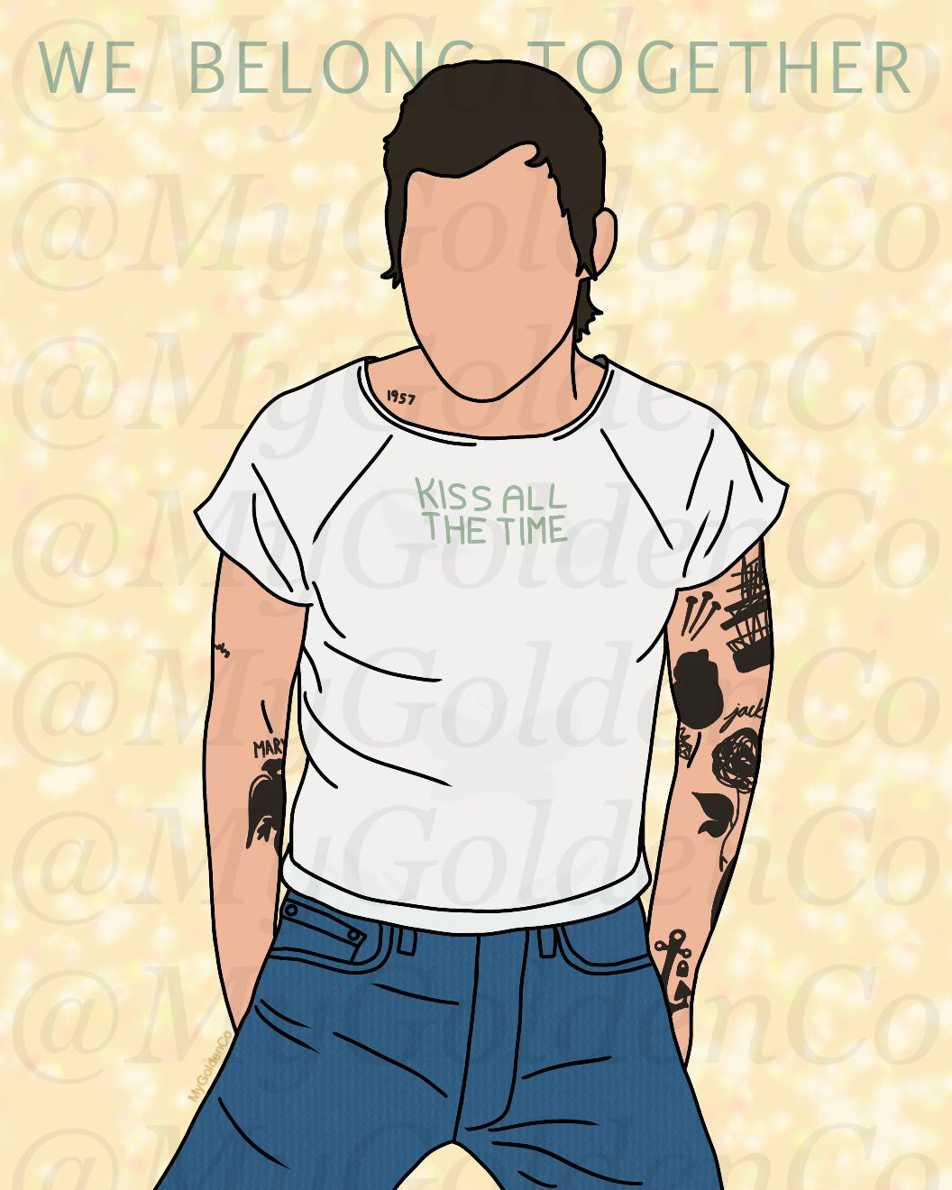 We Belong Glossy Poster