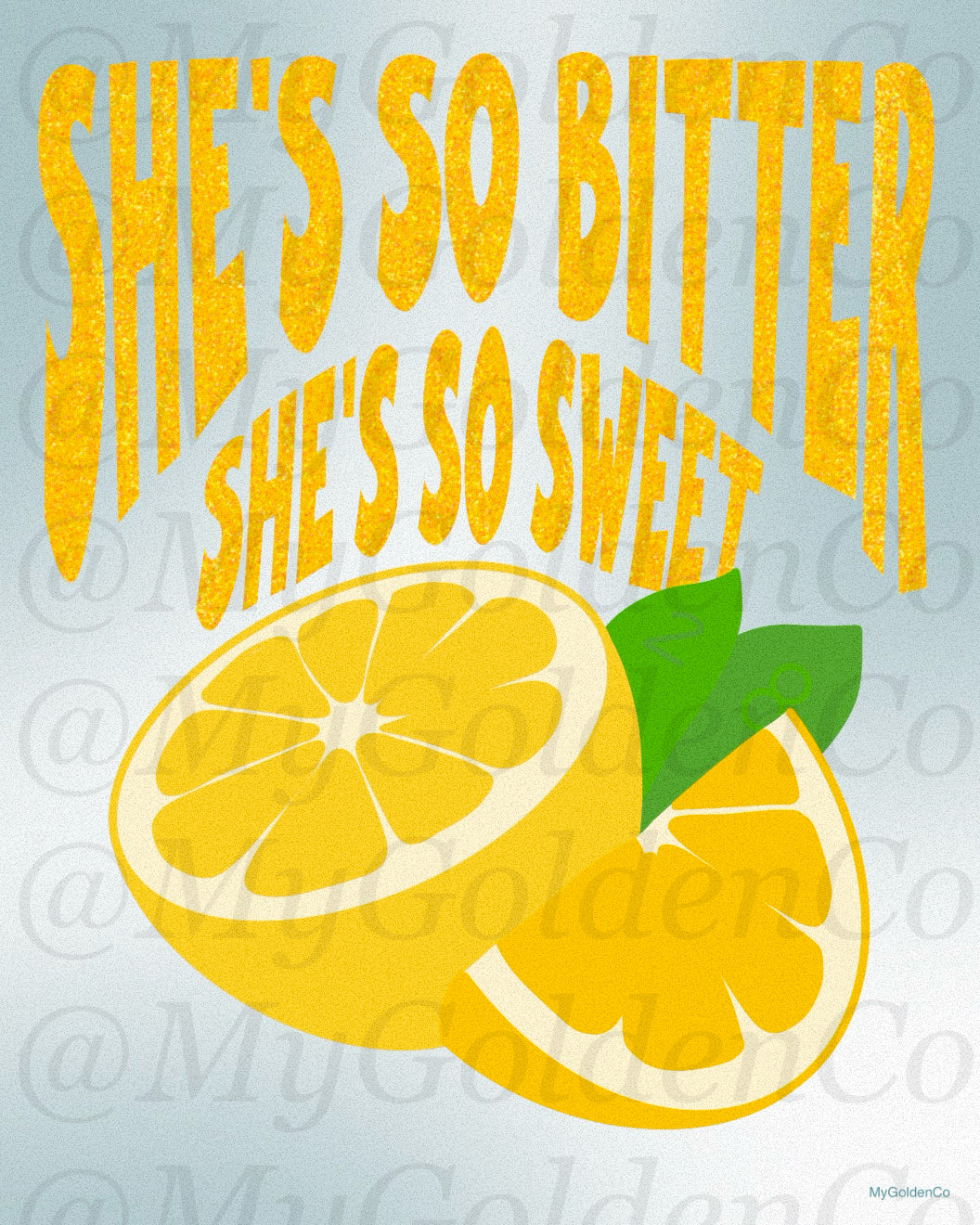 So Bitter Glossy Poster