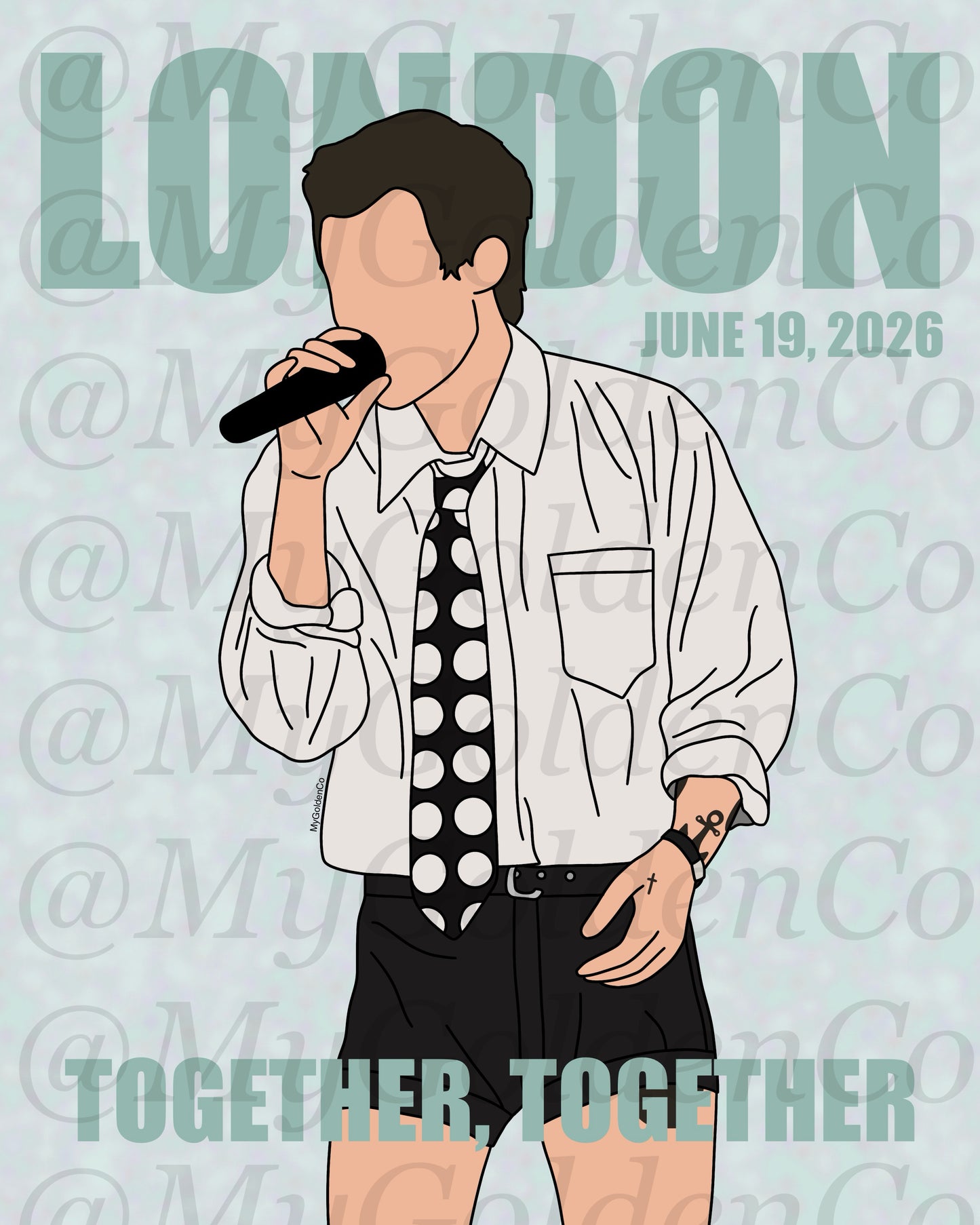Together, London June 19 Glossy Poster