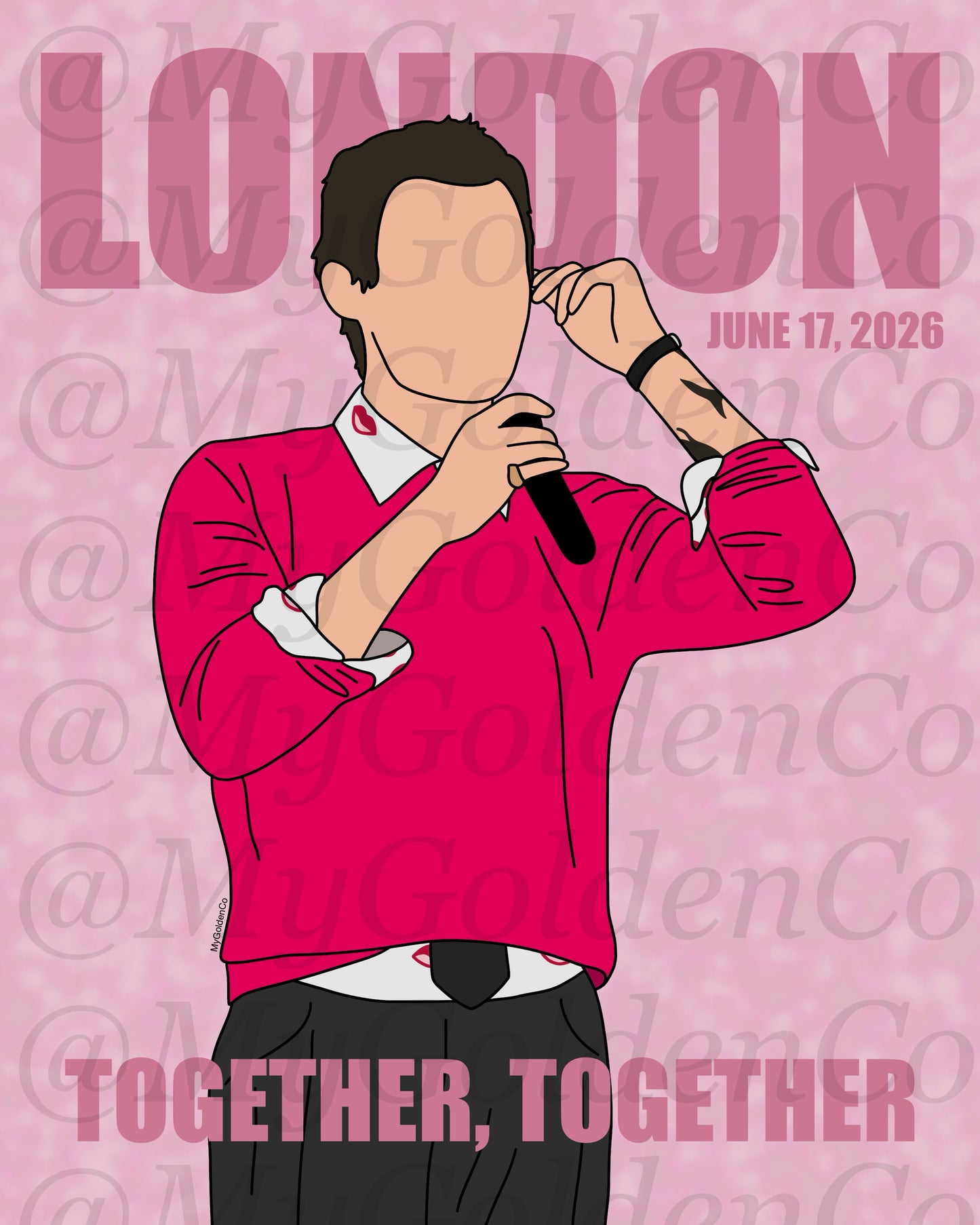 Together, London June 17 Glossy Poster
