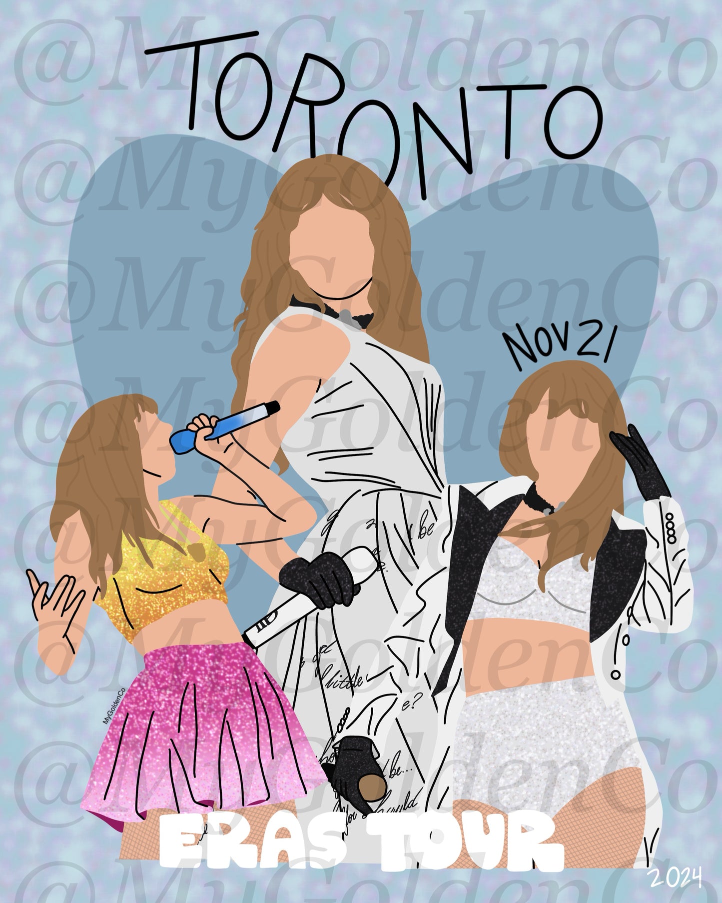 Toronto Nov 21 Glossy Poster