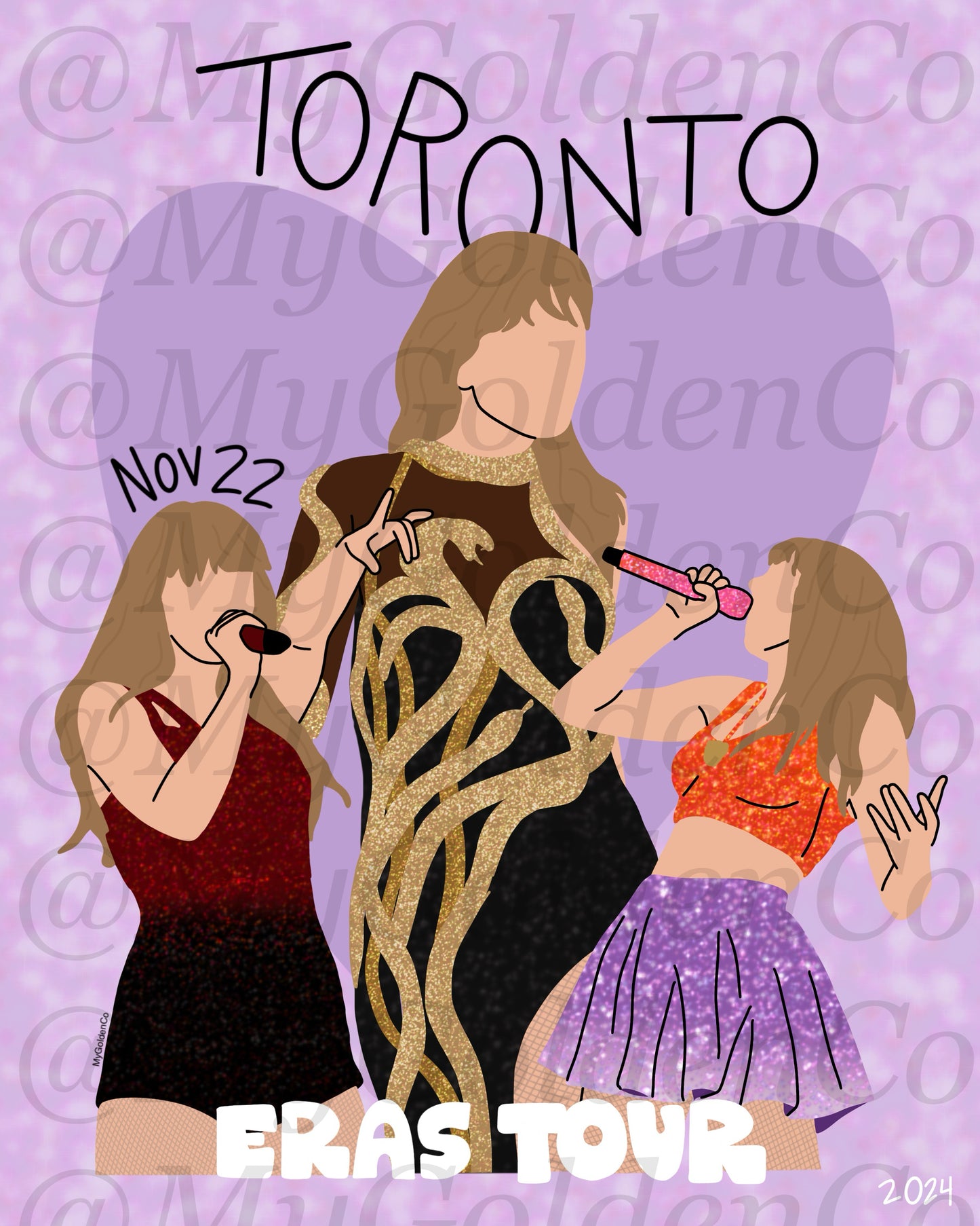Toronto Nov 22 Glossy Poster