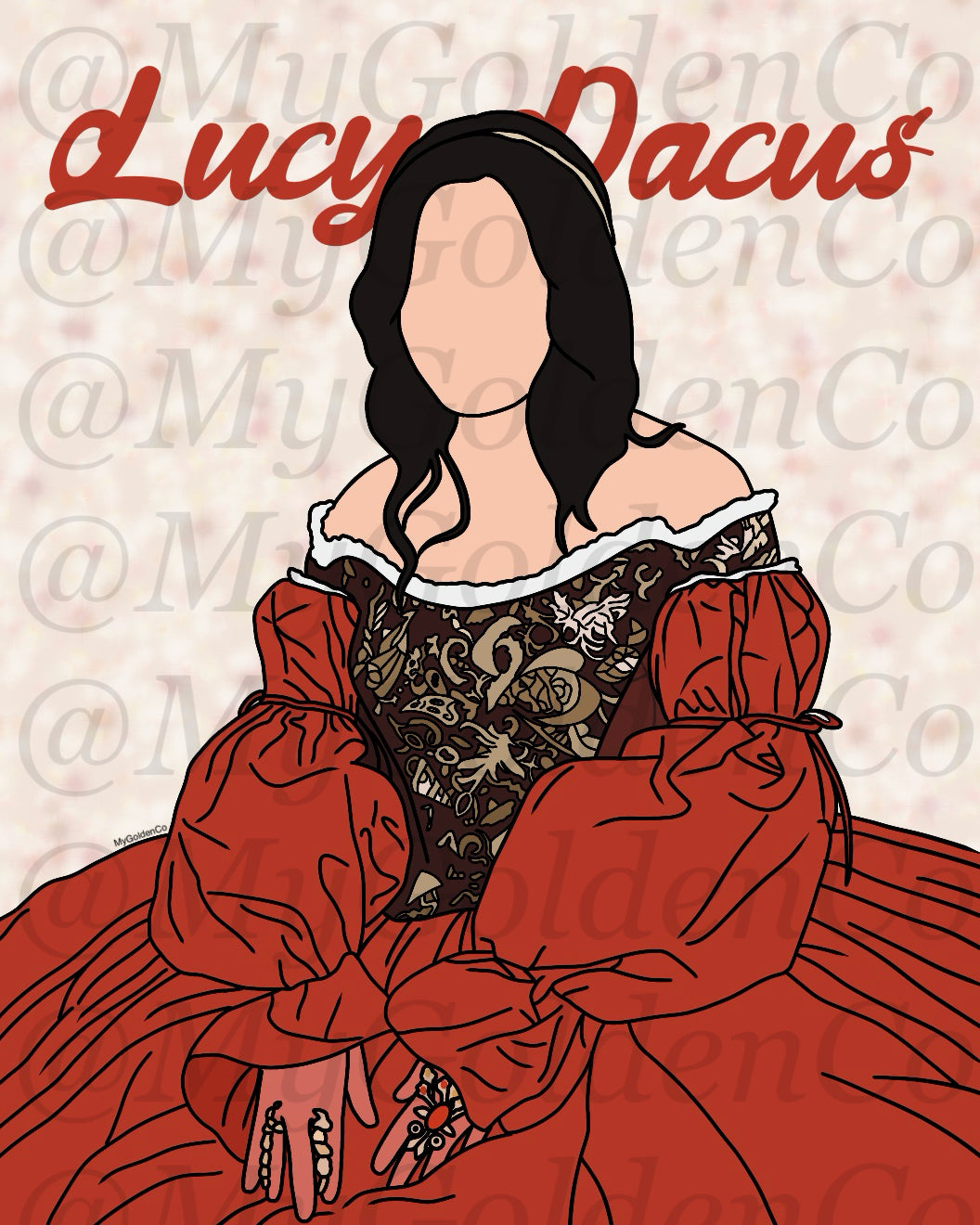 Lucy Glossy Poster