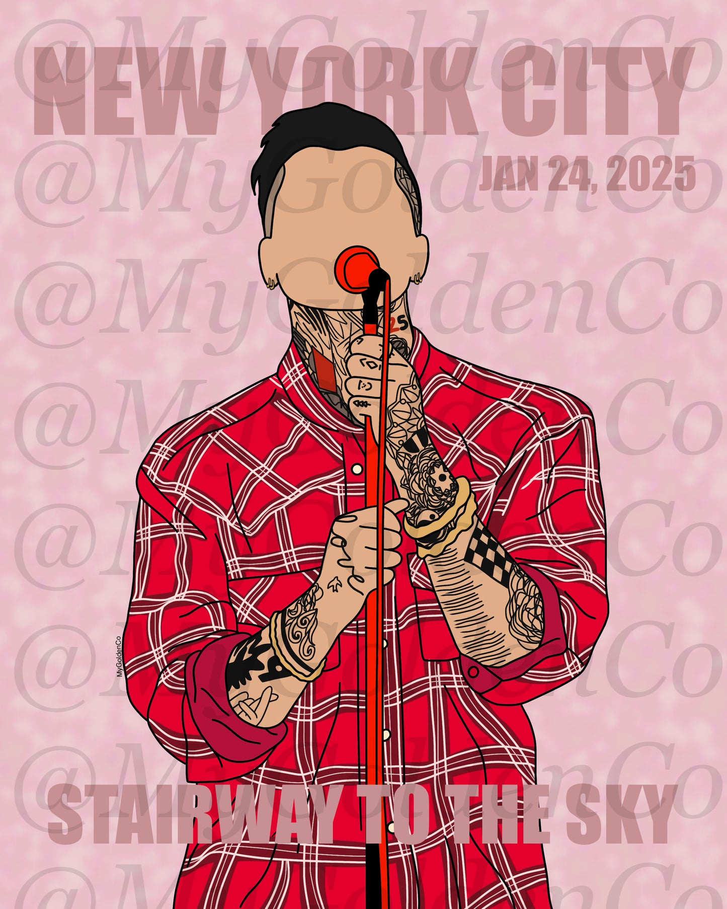 New York City Night 1 Zayn Glossy Poster