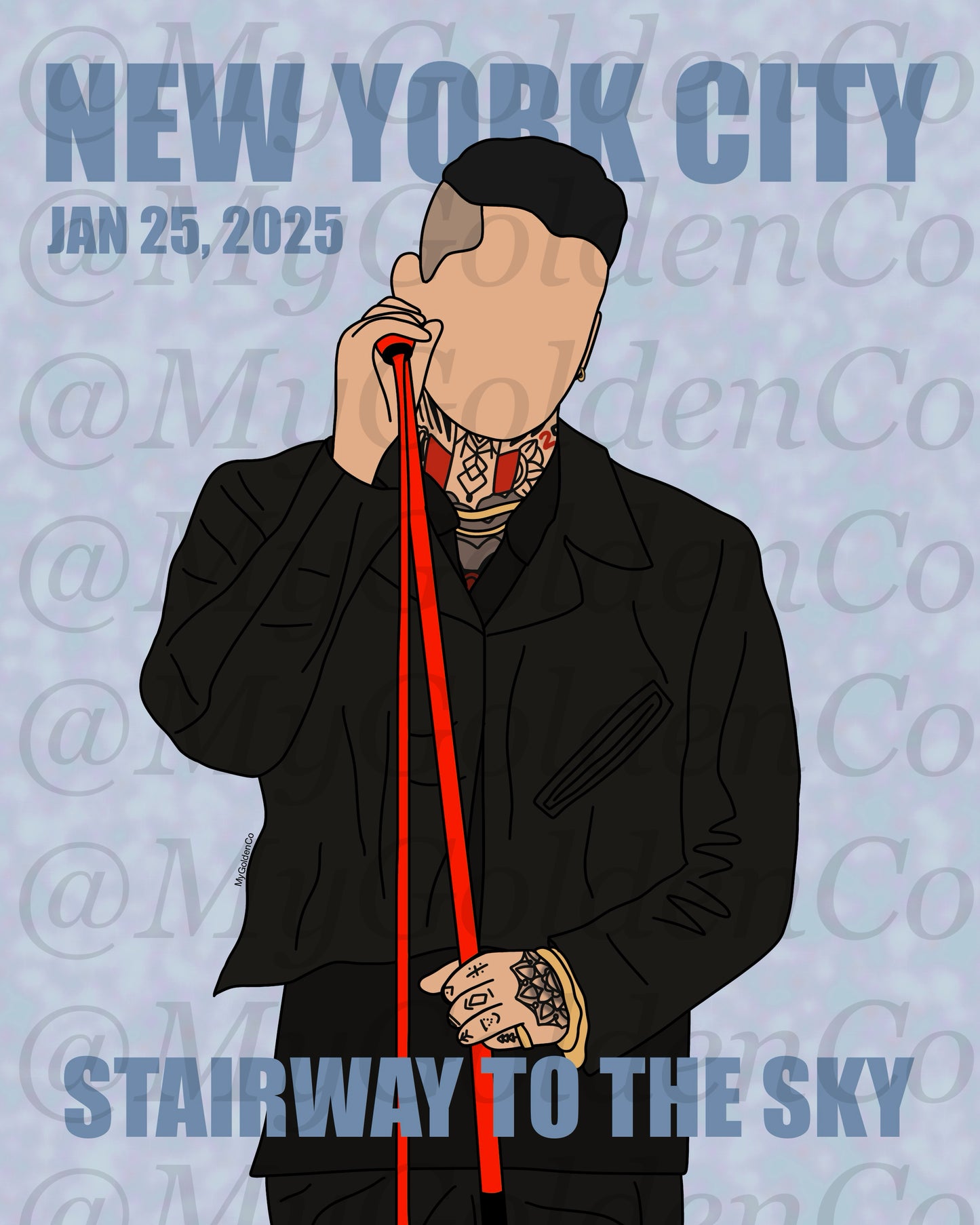 New York City Night 2 Zayn Glossy Poster