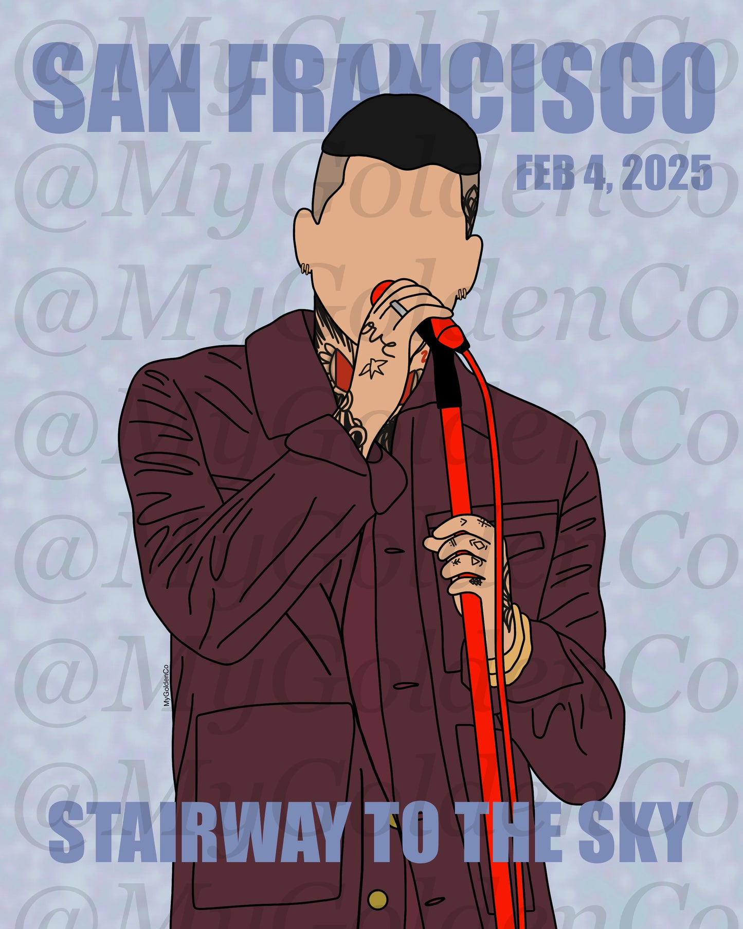 San Francisco Night 2 Zayn Glossy Poster