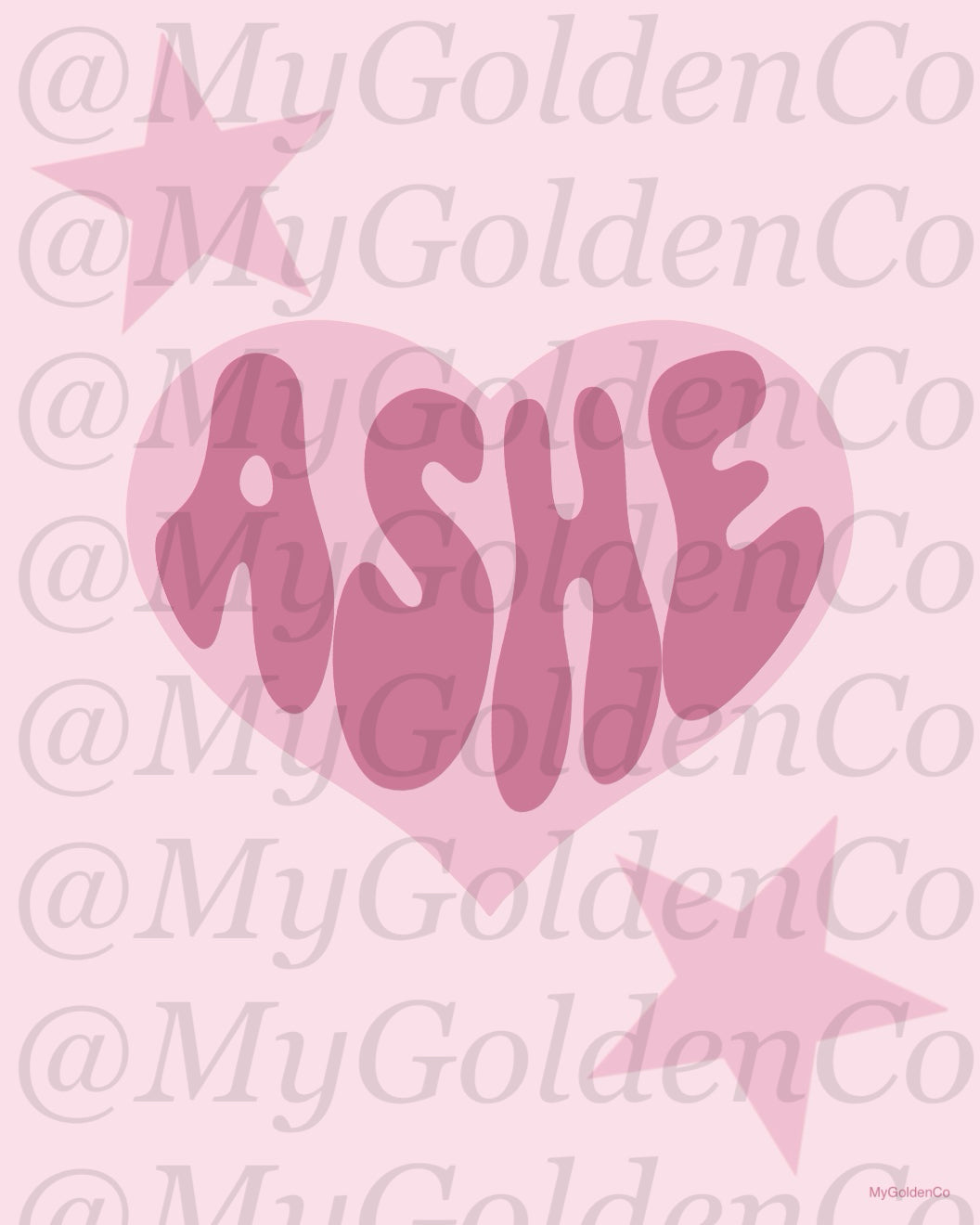 Ashe Aesthetic Glossy Poster