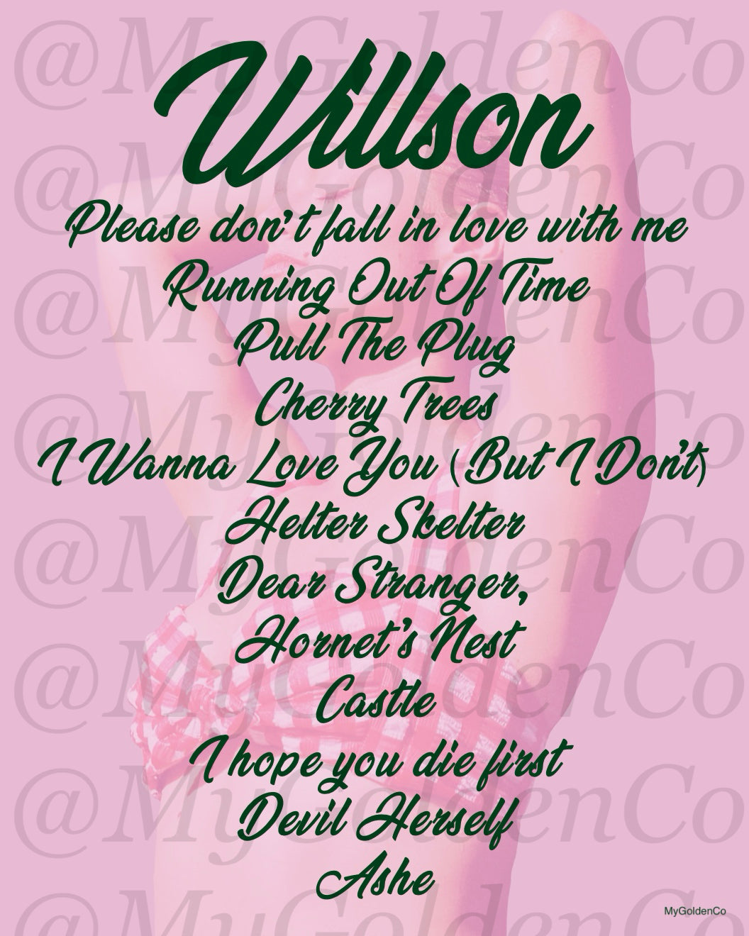 Ashe Album Glossy Poster