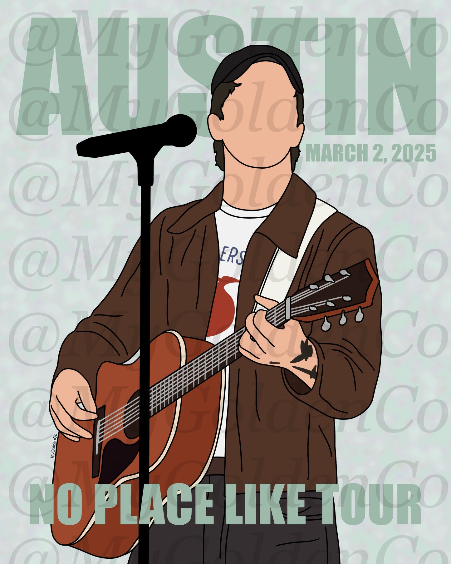 Austin Role Model Glossy Poster