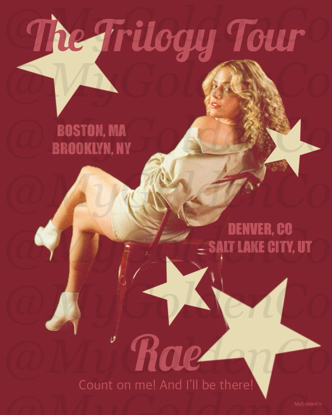Rae Trilogy Glossy Poster