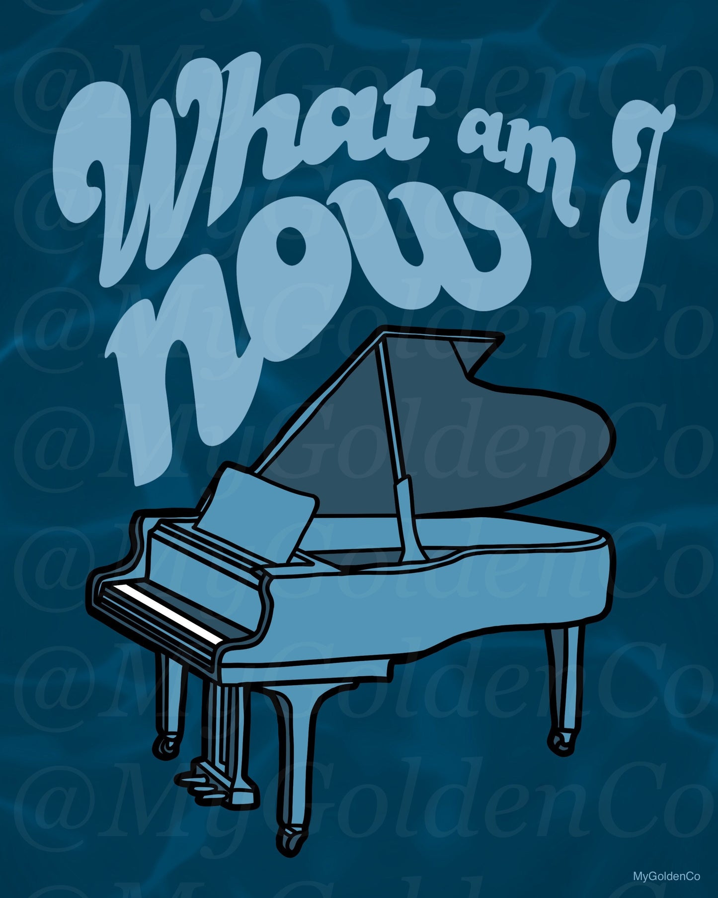 Falling Glossy Poster