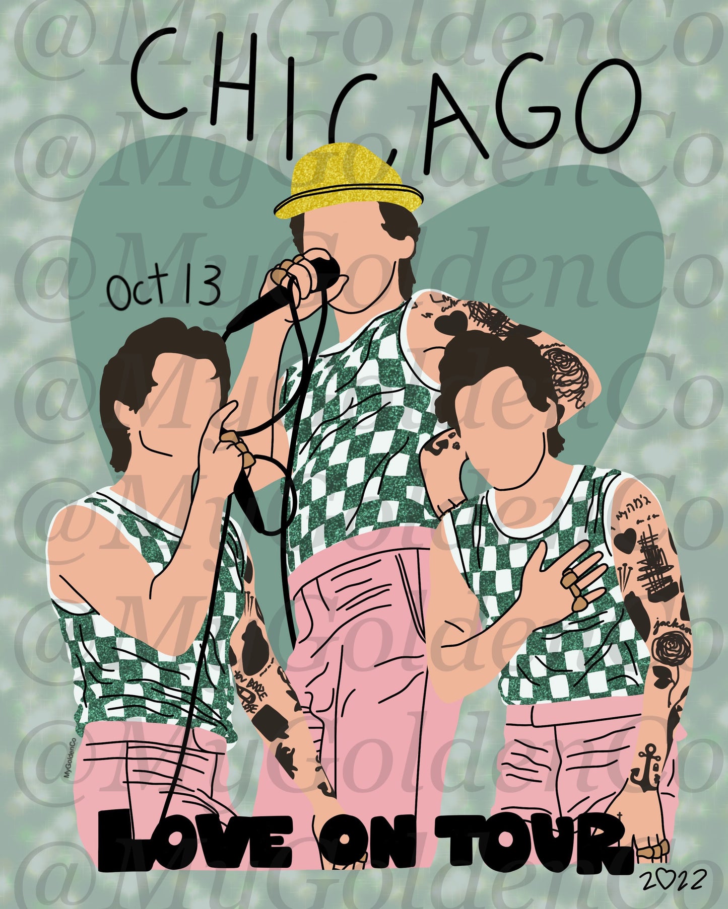Chicago Oct 13 Glossy Poster