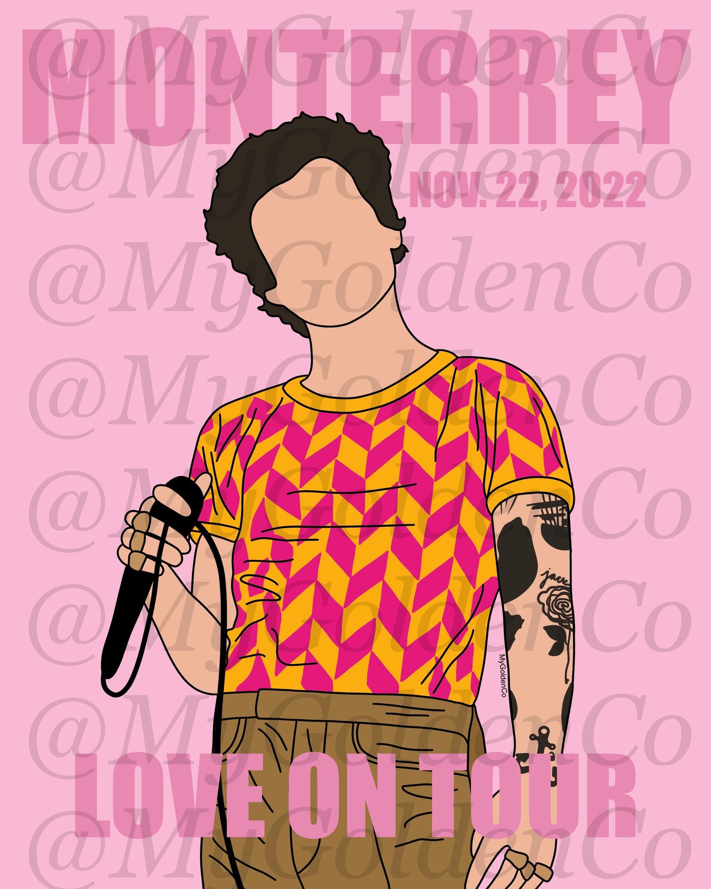 Monterrey Nov 22 Glossy Poster