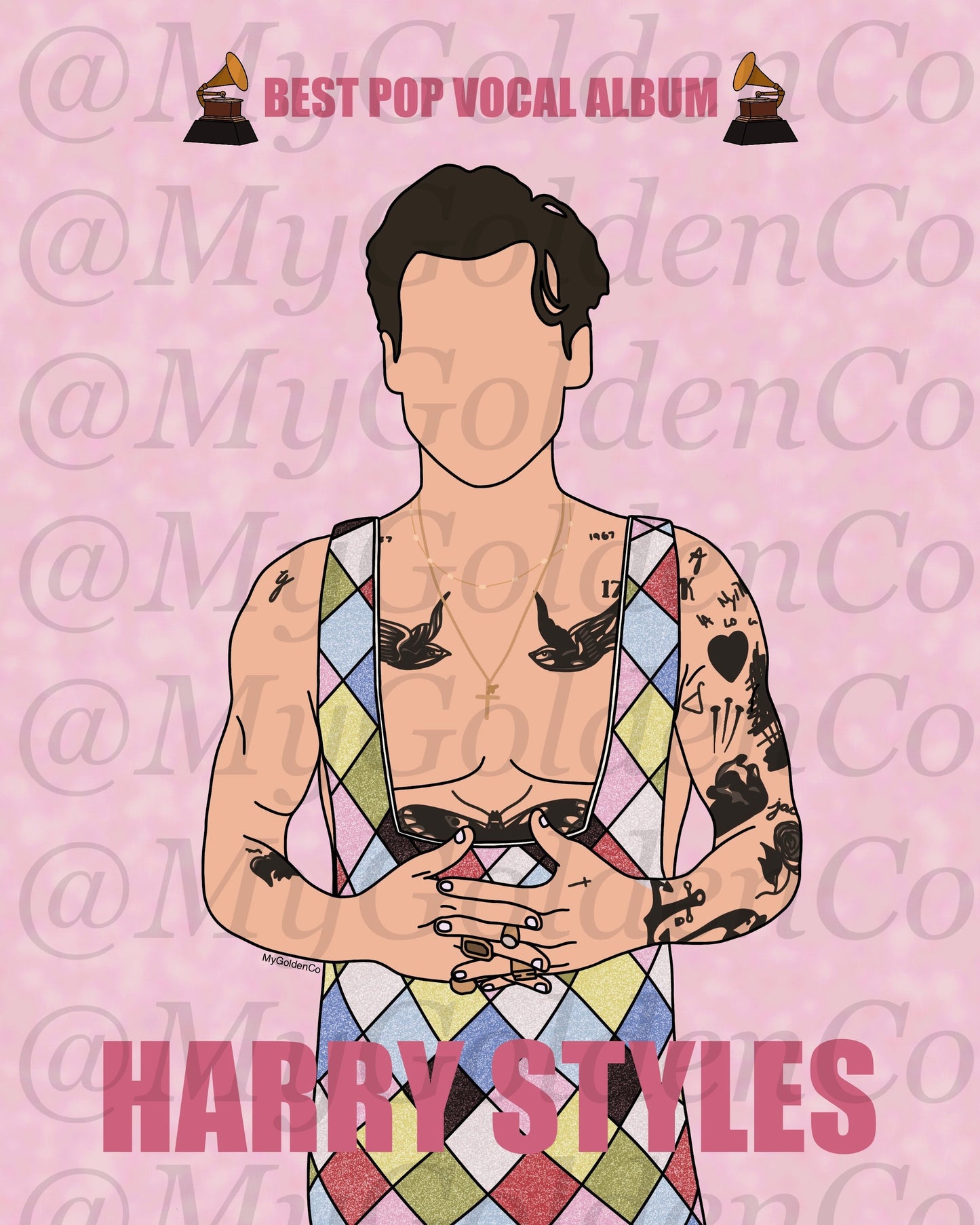 Harry's Award Glossy Poster
