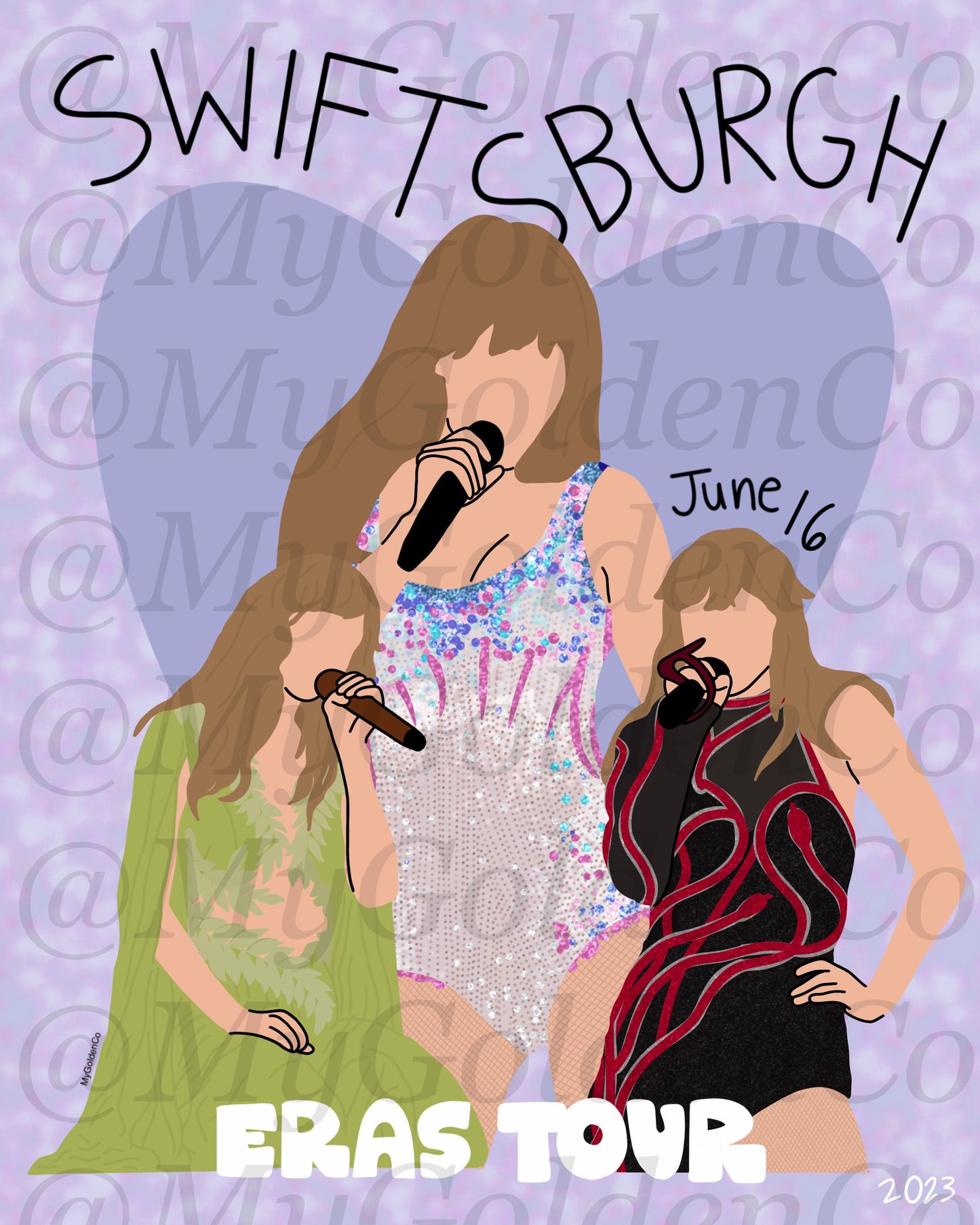 Swiftsburgh/Pittsburgh June 16 Glossy Poster