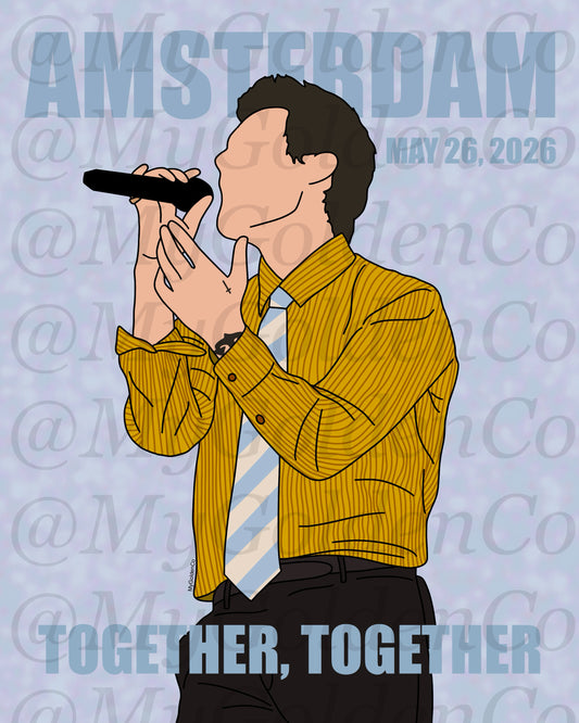 Together, Amsterdam May 26 Glossy Poster