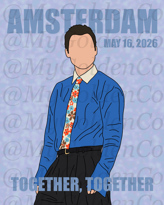 Together, Amsterdam May 16 Glossy Poster