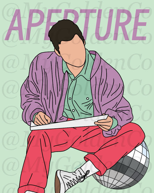 Aperture Glossy Poster