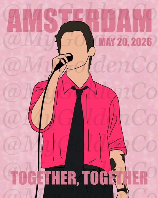 Together, Amsterdam May 20 Glossy Poster