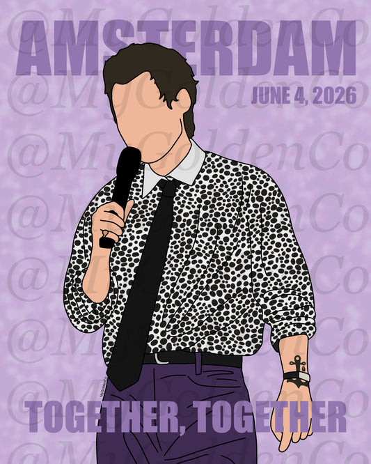 Together, Amsterdam June 4 Glossy Poster
