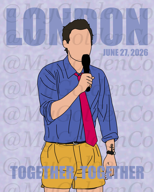 Together, London June 27 Glossy Poster