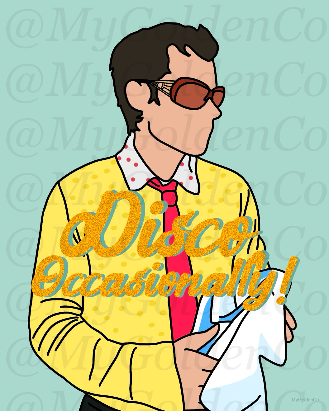 Disco Occasionally Glossy Poster