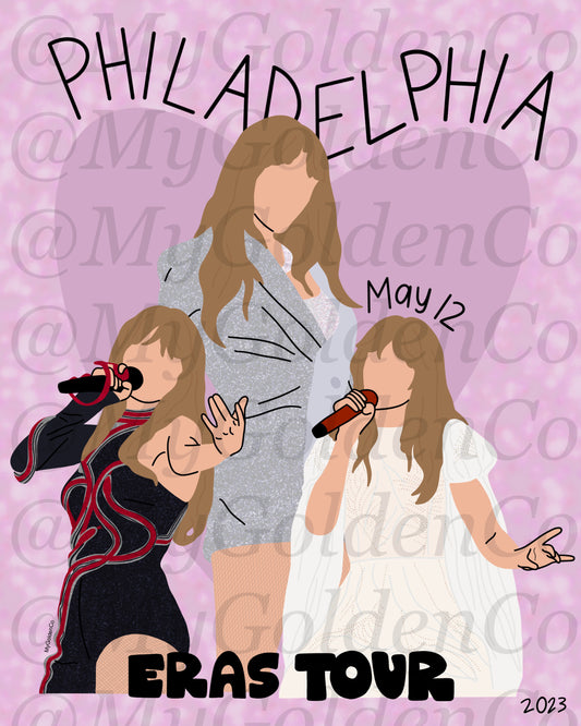 Philadelphia May 12 Glossy Poster