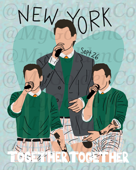 Together, New York City Sept 26 Glossy Poster
