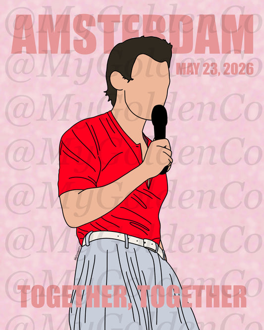 Together, Amsterdam May 23 Glossy Poster