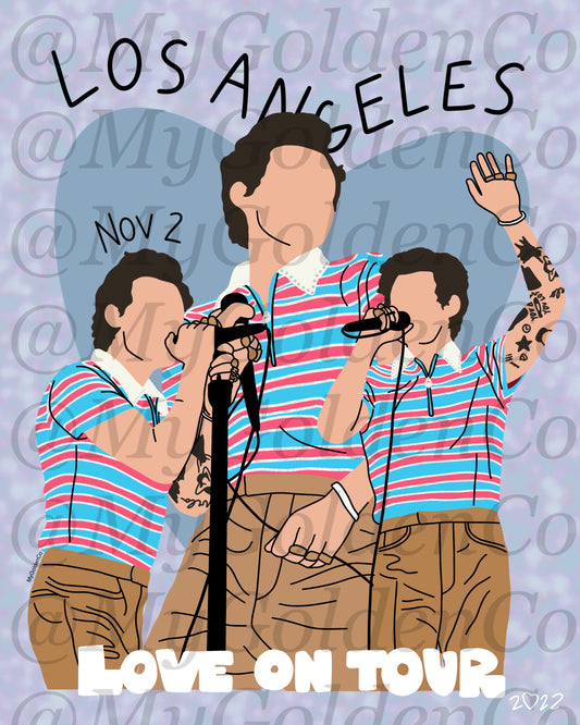 Los Angeles Nov 2 Glossy Poster