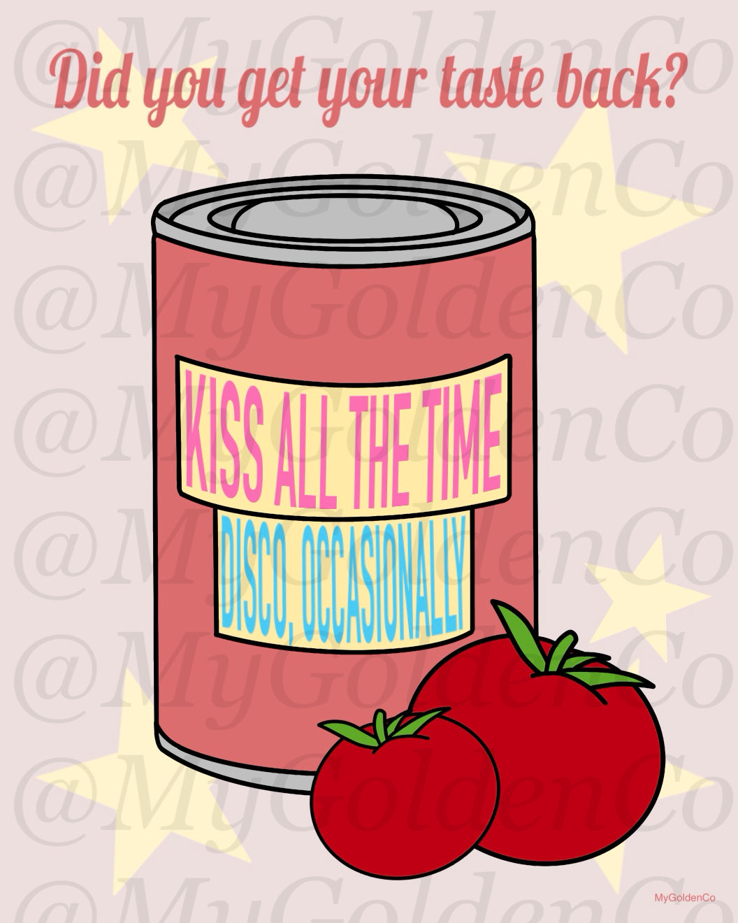 Taste Back Glossy Poster
