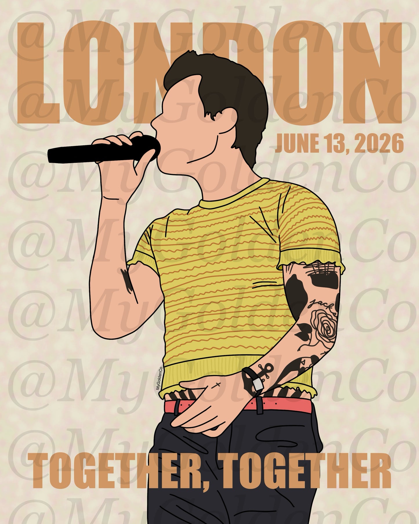 Together, London June 13 Glossy Poster