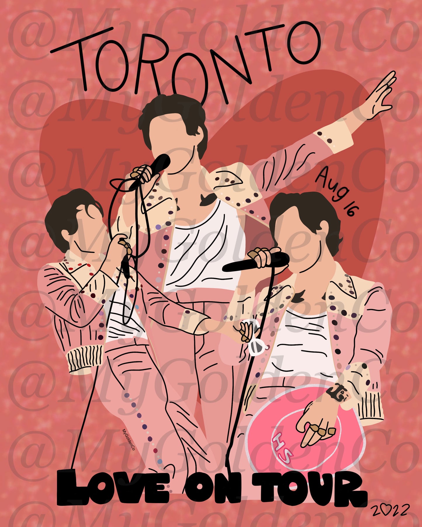 Toronto Aug 16 Glossy Poster