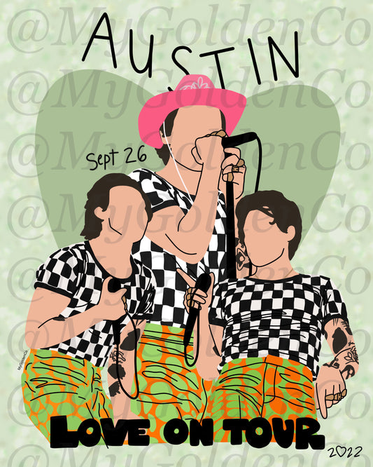 Austin Sept 26 Glossy Poster