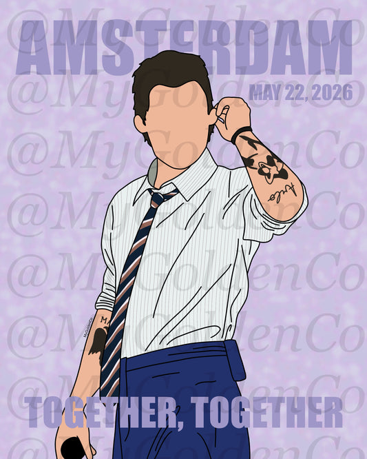 Together, Amsterdam May 22 Glossy Poster