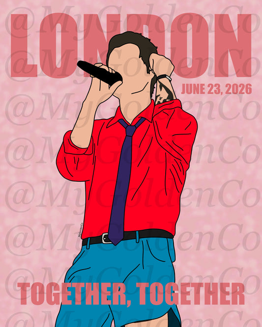 Together, London June 23 Glossy Poster