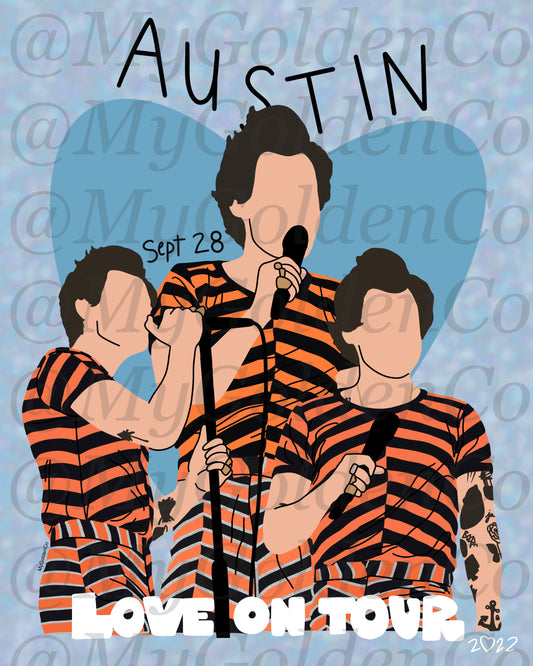 Austin Sept 28 Glossy Poster