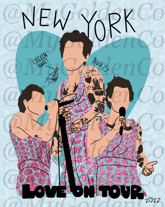 New York City Aug 27 Glossy Poster