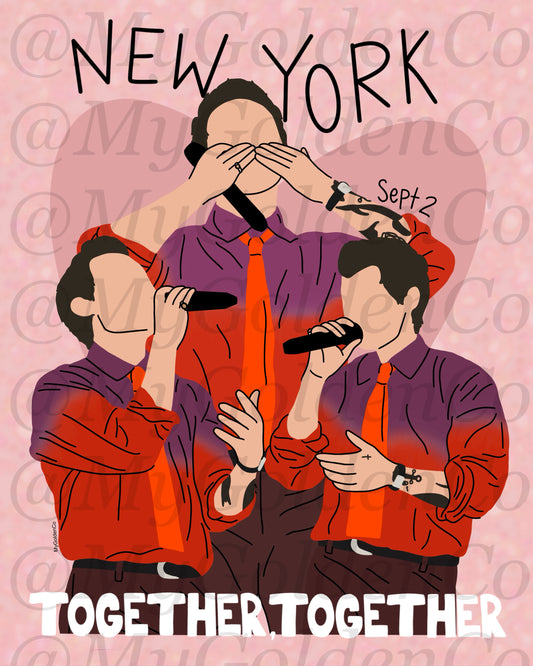 Together, New York City Sept 2 Glossy Poster