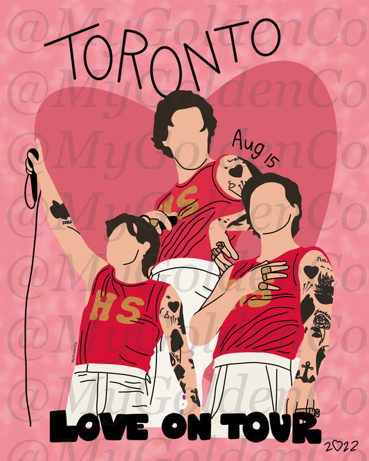 Toronto Aug 15 Glossy Poster