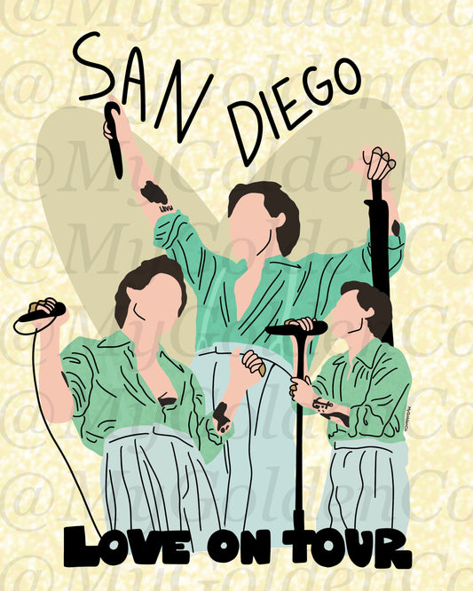 San Diego Show Glossy Poster