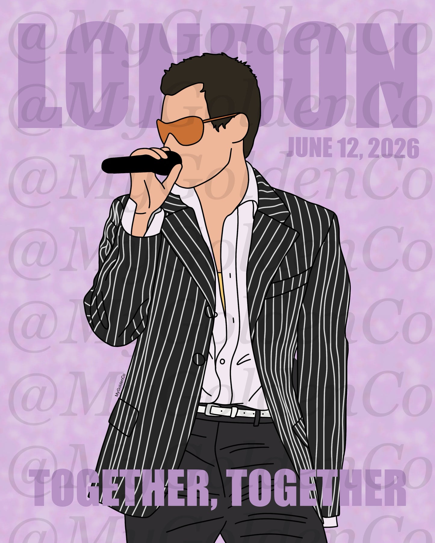 Together, London June 12 Glossy Poster