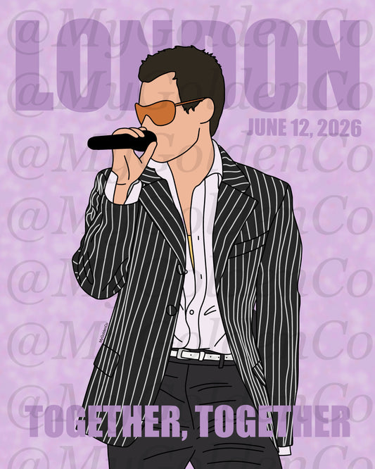Together, London June 12 Glossy Poster