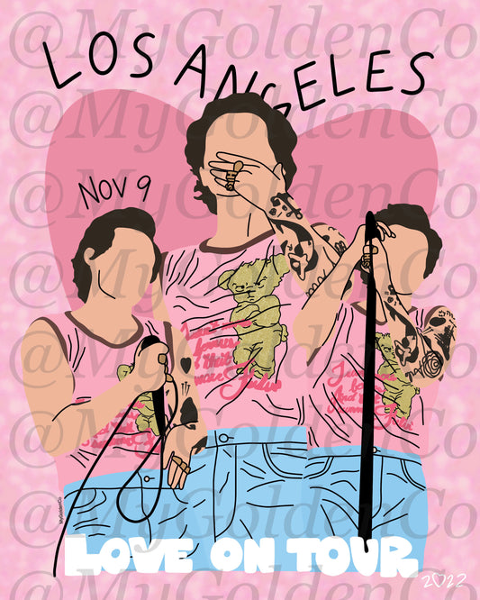 Los Angeles Nov 9 Glossy Poster