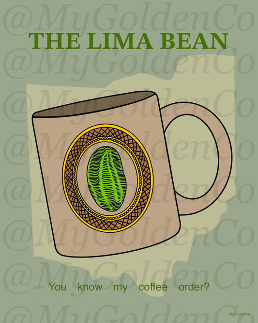 Lima Bean Glossy Poster