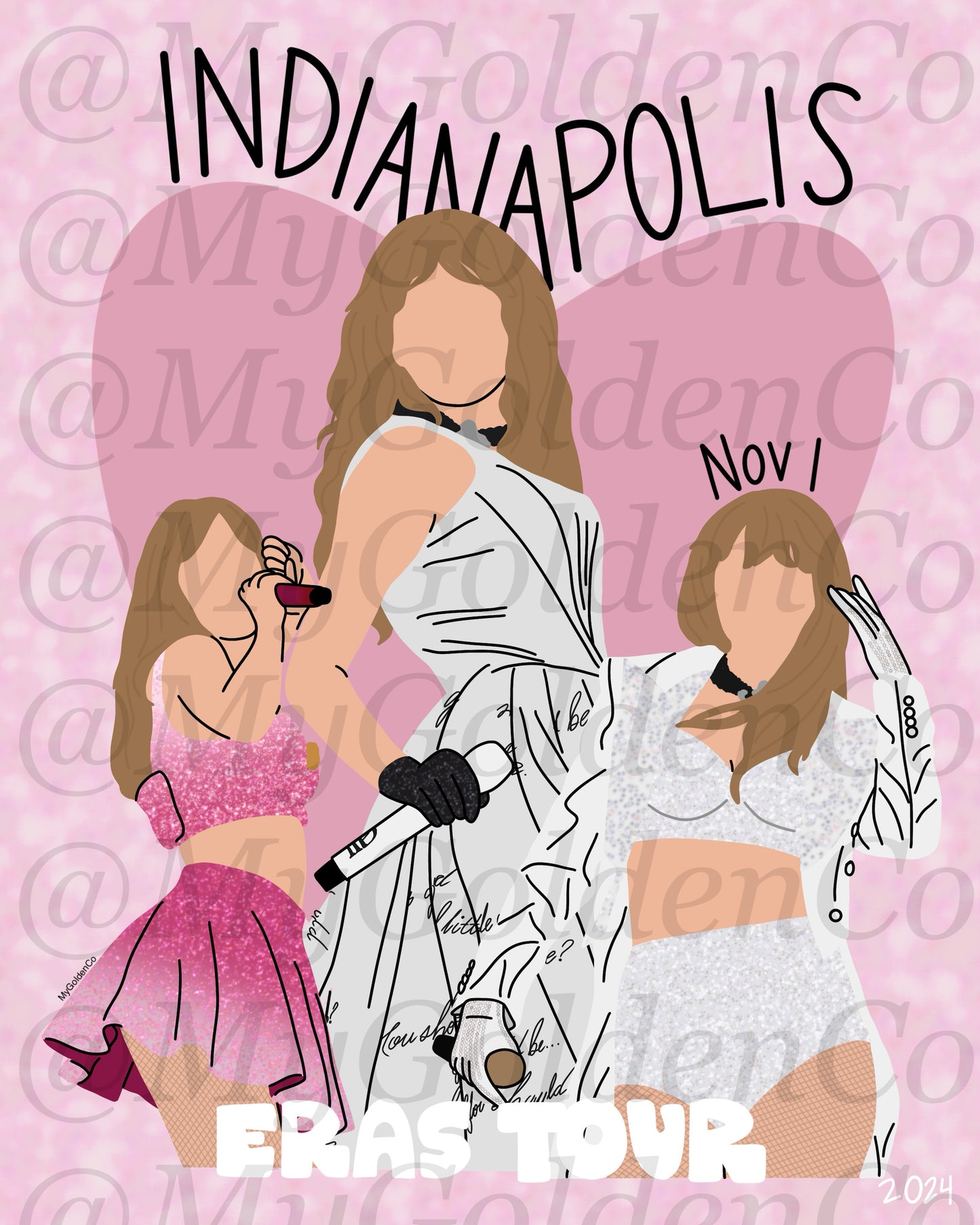 Indianapolis Nov 1 Glossy Poster