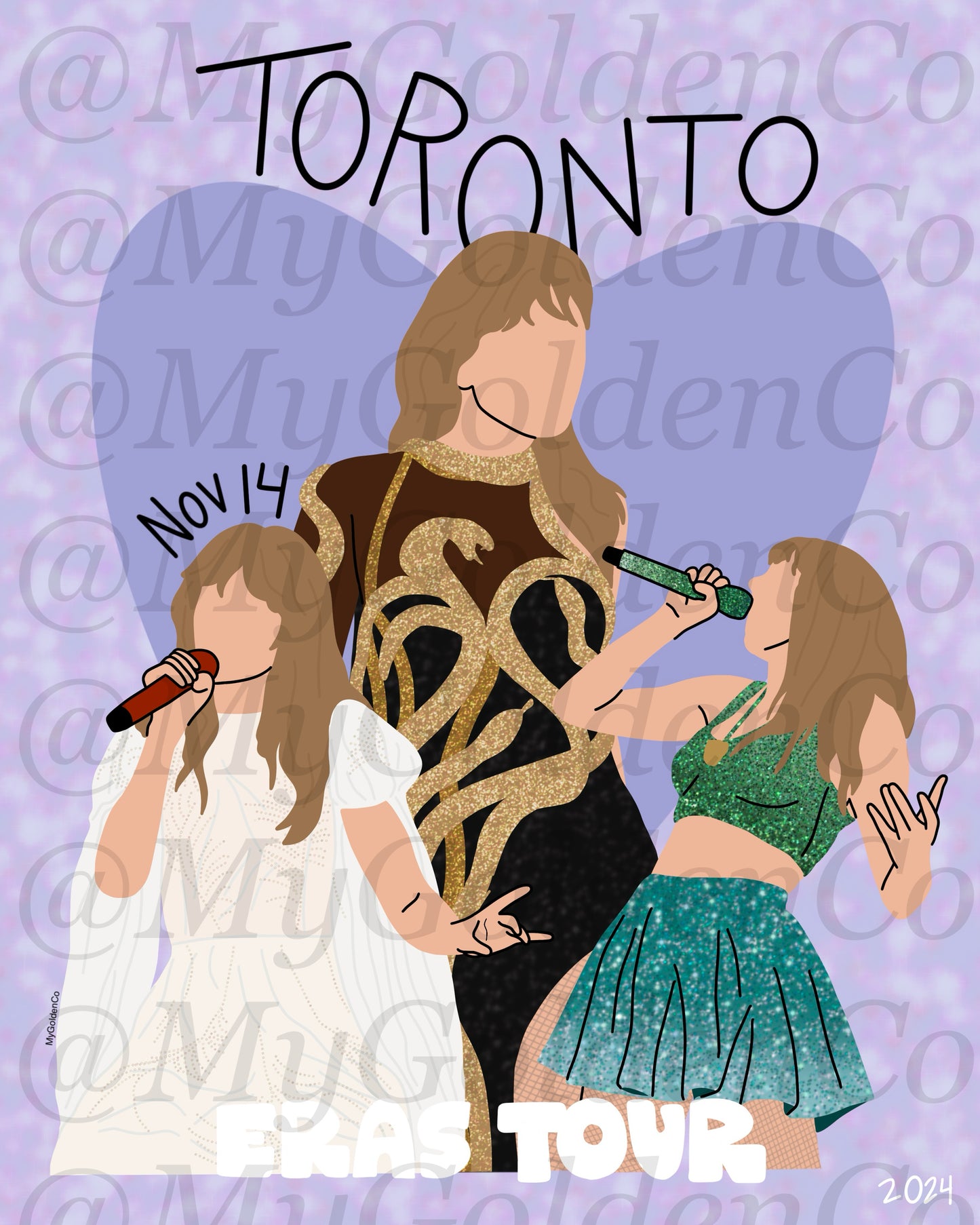 Toronto Nov 14 Glossy Poster